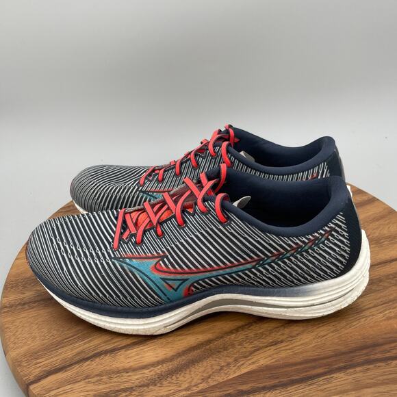 Mizuno Wave Rebellion Shoes Mens Size 11 Gray Road Running Comfort Walking Gym - Picture 3 of 9